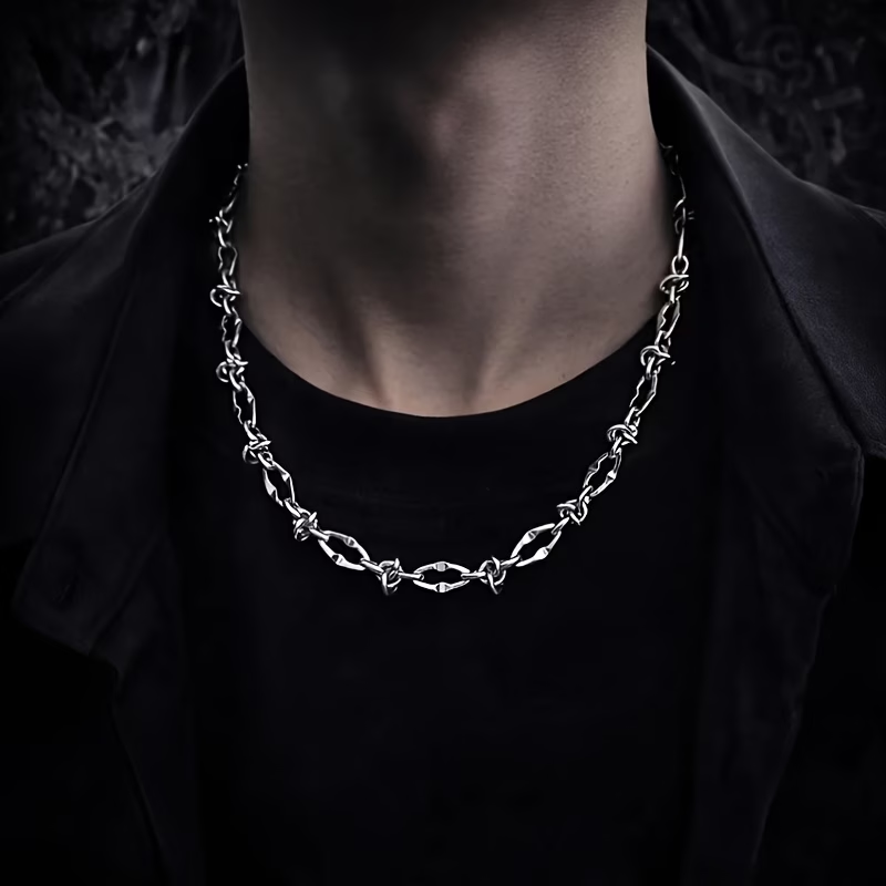 316L Stainless Steel Punk Styl - Streetwear Brand Accessories 评论和价格