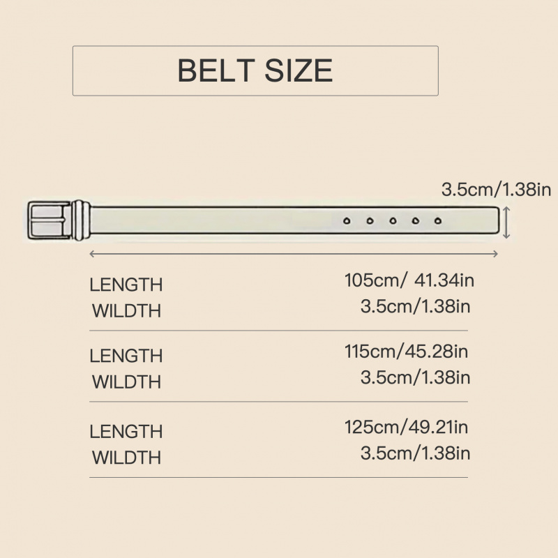 Men's Formal Belt, Solid White - Off White Belt 评论和价格