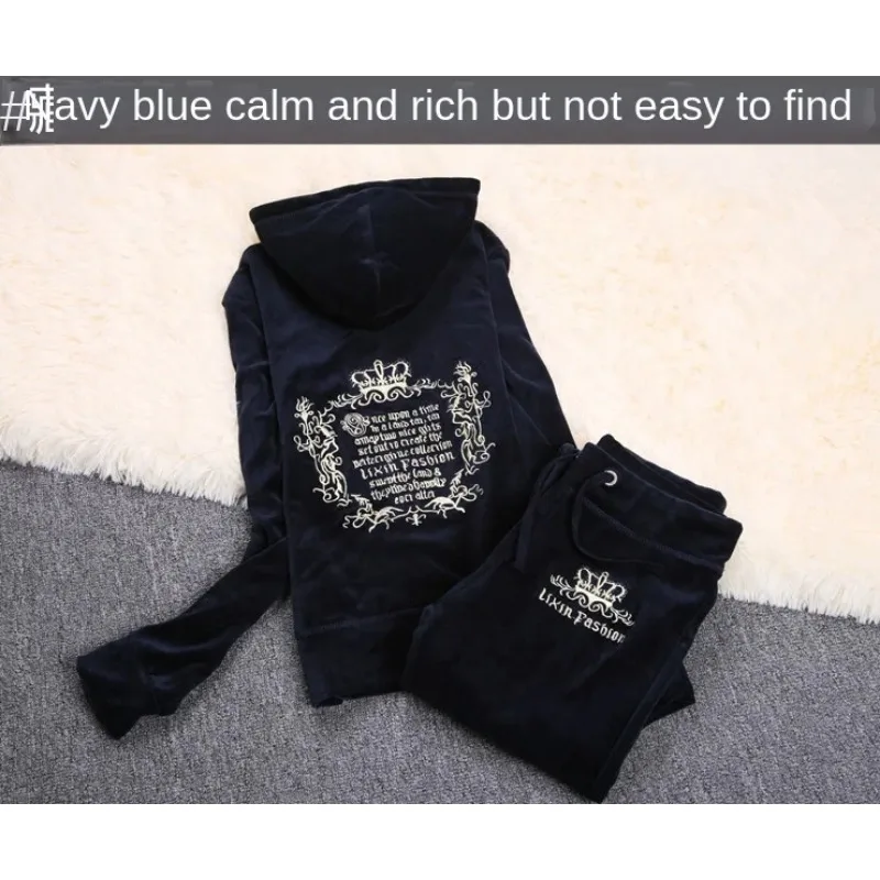 JC Tracksuit Women Velvet Wome - Streetwear Brand Y2K 评论和价格