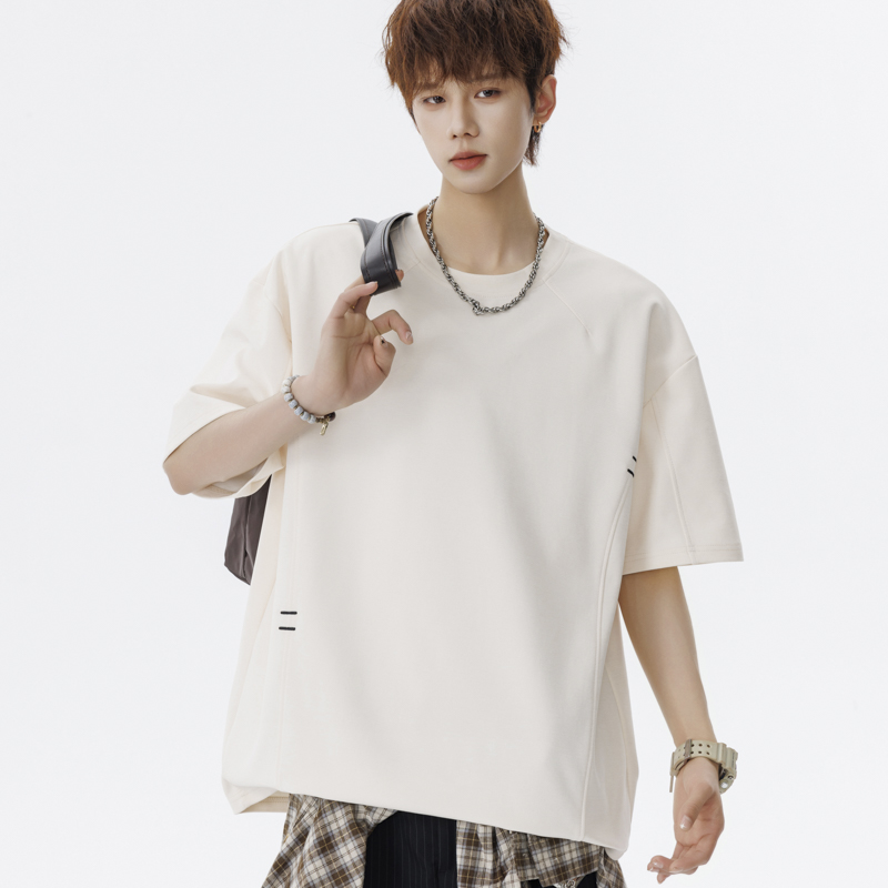 Summer Print T-shirt Men Half  - Streetwear Brand In Japan 评论和价格