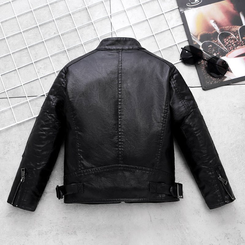 Boys Motorcycle Pu Leather Wat - Streetwear Brand Photography 评论和价格