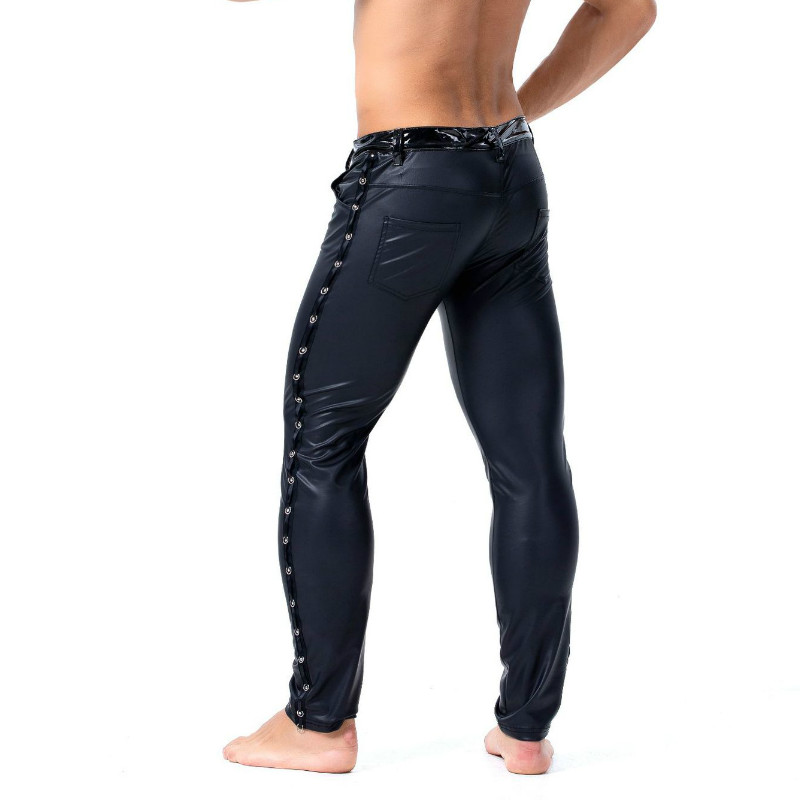 S-XXL Brand Men Leather Rivet  - Streetwear Brand Fashion 评论和价格