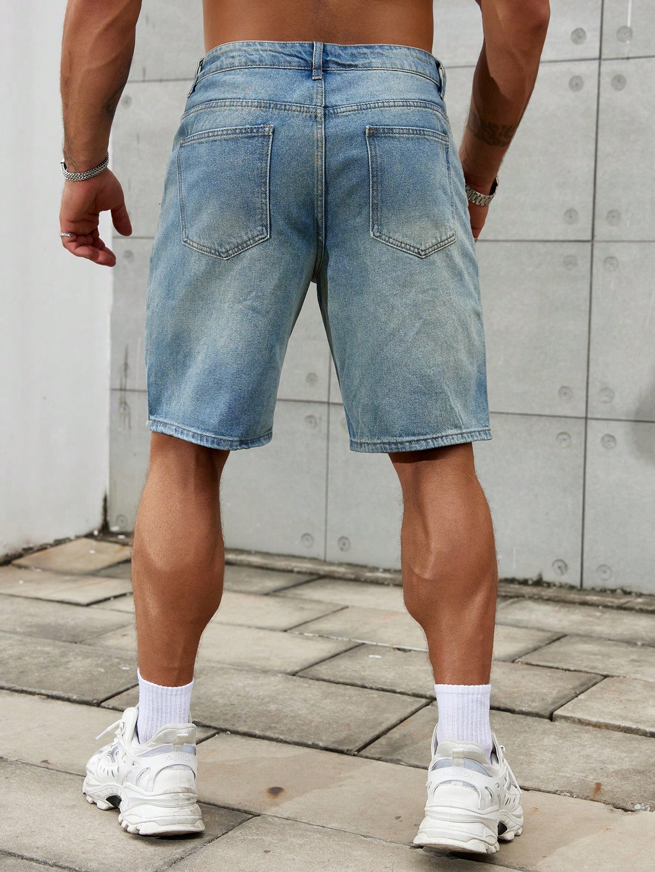 New Fashion Mens Ripped Short  - Streetwear Brand Fashion 评论和价格