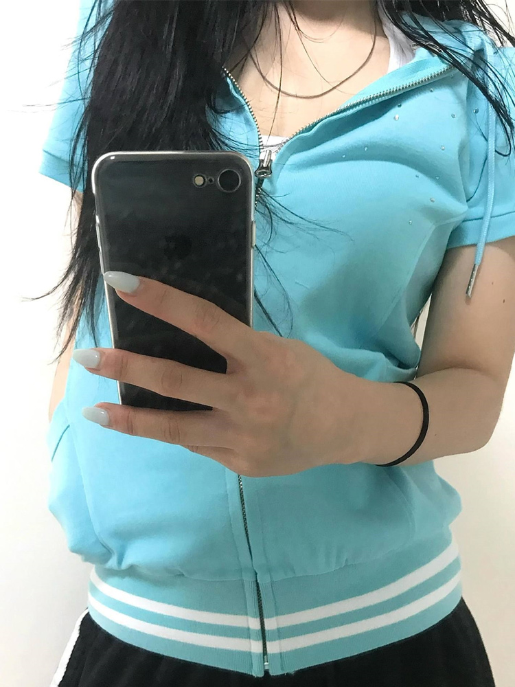 Women's Y2K Hot Girl Zipper Ho - Streetwear Brand Y2K 评论和价格