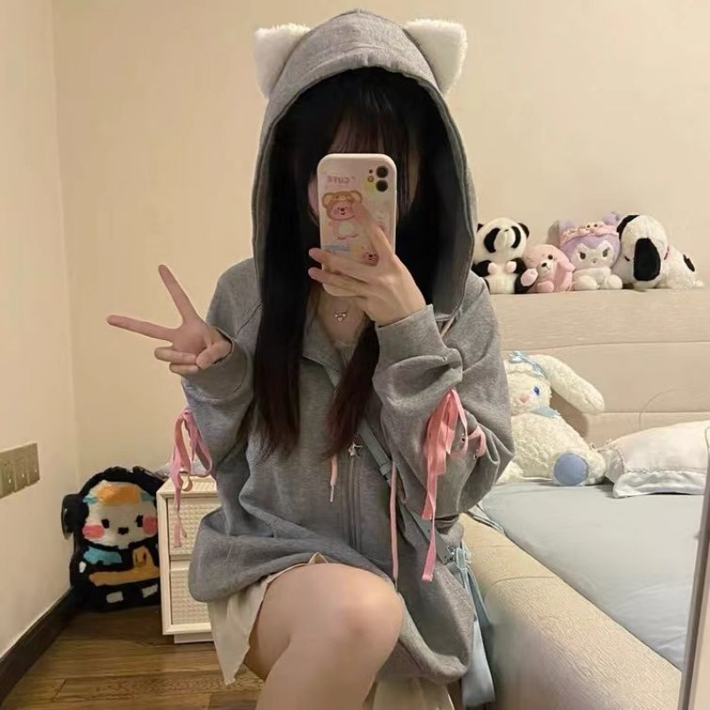 Y2k Women's Hoodie Jacket Cute - Streetwear Brand Y2K 评论和价格