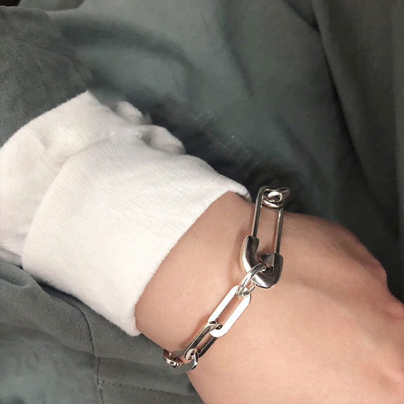 925 Sterling Silver Thick Chai - Streetwear Brand Accessories 评论和价格
