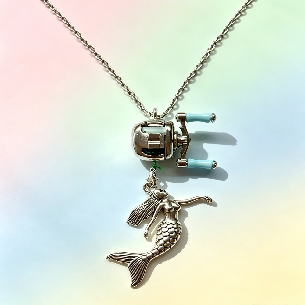New Mini Mermaid Fishing Reel  - Streetwear Brand Accessories 评论和价格