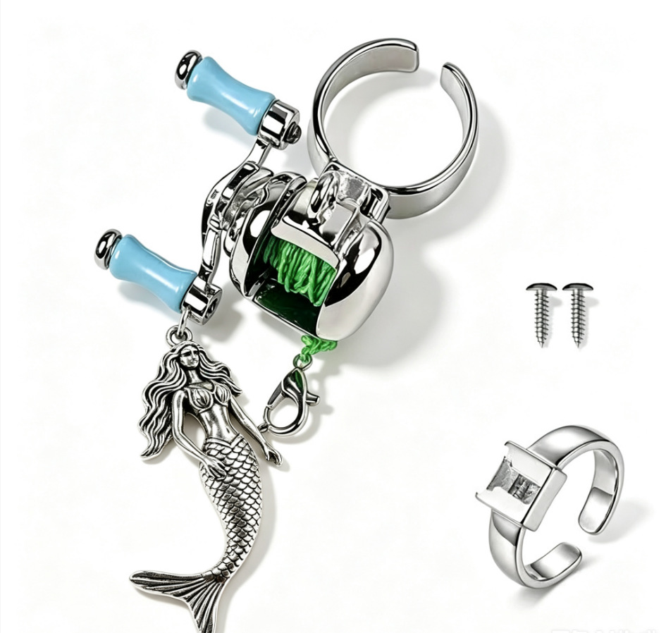 New Mini Mermaid Fishing Reel  - Streetwear Brand Accessories 评论和价格