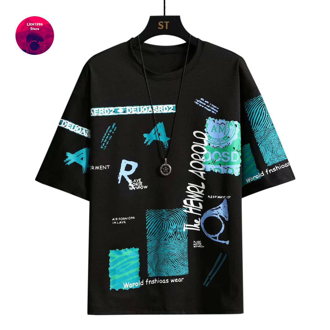 Men Harajuku Graphic Black Sum - Streetwear Brand In Japan 评论和价格