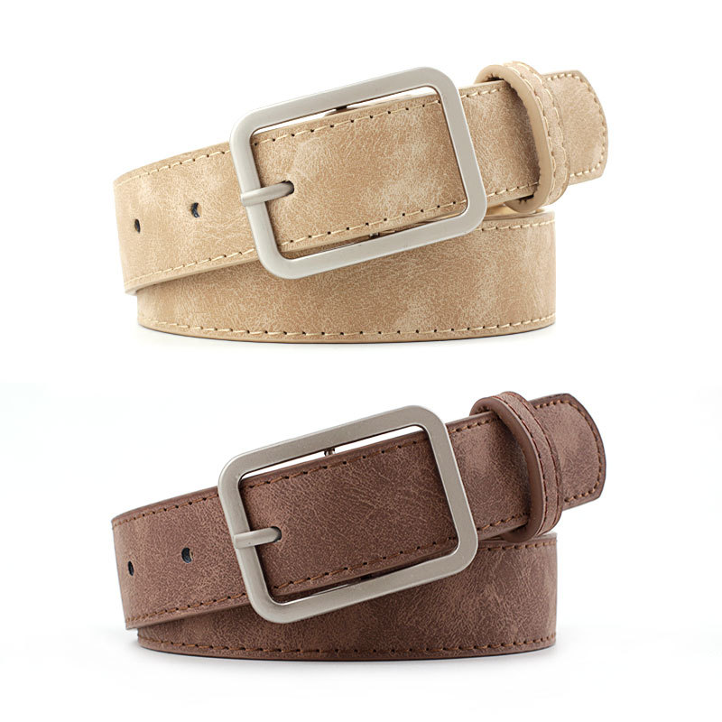 1spc Simple and Versatile Squa - Off White Belt 评论和价格