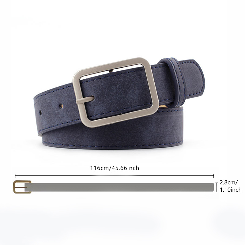 1spc Simple and Versatile Squa - Off White Belt 评论和价格