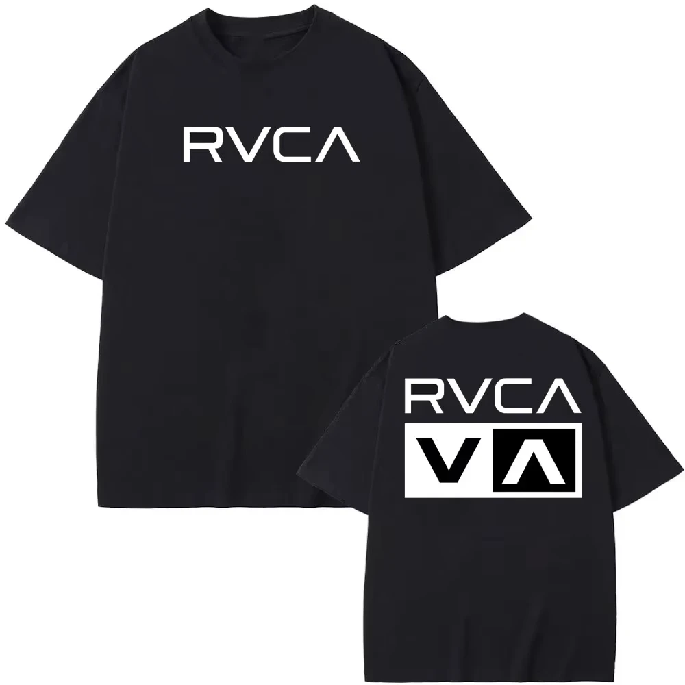 RVCA T Shirt Black Tee Summer  - Streetwear Brand Fashion 评论和价格