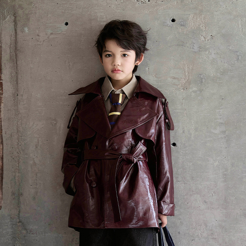 Boys Girls Wine Red Black Moto - Streetwear Brand Photography 评论和价格